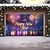 abordables Bannières de Garage et de Porte-couverture de porte de garage de nouvel an ballons feux d'artifice bannière extérieure grande toile de fond pour les vacances porte de garage extérieure décorations murales de la maison