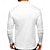 お買い得  ベーシックTシャツ-男性用 Tシャツ タートルネックシャツ ティートップ 長袖シャツ 長袖 タートルネック 春 &amp; 秋 平織り ファッション デザイナー ベーシック ソフト バケーション ストリート お出かけ ホワイト メンズトップTシャツ