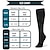 abordables Calcetines de running-Calcetines de yoga 3 pares Hombre Mujer Calcetines de compresión A prueba de resbalones Transpirable Reductor del Sudor Cómodo Entrenamiento de gimnasio Baloncesto Fútbal Corriendo Correr Deportes