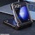 baratos Capa Samsung-telefone Capinha Para Samsung Galaxy Z Flip 7 Z Virar 6 Z Flip 5 Z Flip 4 Z Flip 3 Capa traseira Antichoque Retro PC Couro PU