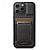 billige iPhone-etuier-telefon Etui Til iPhone 16 15 14 Pro Max Plus iPhone 13 12 11 Pro Max Bakdeksel med stativ Kortspor Støtsikker Kontor / Bedrift TPU PC PU lær