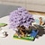abordables Jouets de construction-Kit de blocs de construction de maison dans un cerisier en fleurs et un pêcher - Modèles de construction éducatifs micro-particules pour enfants parfait pour les 6-8 ans cadeau de Noël.
