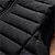billige Gilets-Herre Puffer Vest Quiltet vest Daglig Stævnemøde Ferierejse Mode Afslappet Efterår vinter Lomme Polyester Hold Varm Bekvem Helfarve Lynlås Høj krave Regulær Sort Rød militærgrøn Mørkeblå Vest