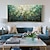 cheap Still Life Paintings-Handmade Original Nordic Minimalism Oil Painting On Canvas Contemporary Abstract Green Impasto Texture Wall Art for Home Decor With Stretched Frame/Without Inner Frame Painting