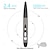 baratos Ratos-2.4ghz usb sem fio óptico caneta de bolso mouse ajustável 800/1200/1600 dpi escrita à mão mouse inteligente para laptop android tablet pc