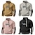 baratos Moletom com capuz de lã-Homens Moletom Fleece Moletom com zíper Tático Preto Rosa Cáqui Cinzento Meio Zíper Tecido Desportos e Ar livre Diário Feriado Roupa de rua Legal Retro Inverno Primavera &amp; Outono Roupa Moletons