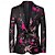 economico Outfit-Disco Anni &#039;80 Pantaloni Abiti Completi &amp; Blazer Disco Tinta unica Per uomo Mascherata Performance Feste Club Adulti Cappotto Pantaloni