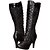 preiswerte Schuhe-Rokoko Barock Viktorianisch Schuhe Kniehohe Stiefel Stöckelschuh Damen Halloween Karneval Maskerade Leistung Party / Abend Maskerade Erwachsene Schuhe