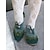 abordables Années 1950-chaussures oxford vintage à lacets en faux daim bicolore pour femmes – chaussures à talon carré vertes et bleu sarcelle d&#039;inspiration rétro pour une tenue décontractée et de bureau