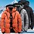 abordables Chaquetas acolchadas-Hombre La chaqueta con capucha Chaqueta de lana para senderismo Invierno Al aire libre Resistente al Viento Templado Suave Cómodo Chaquetas de Lana Cremallera completa Camping / Senderismo