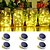 abordables Lumières de cordes solaires-Lot de 6 guirlandes lumineuses solaires à LED de 2 m, 20 lampes de jardin à LED pour Noël, mariage et décoration extérieure, blanc chaud, blanc, violet, rose, rouge, vert, bleu et rouge