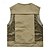 preiswerte Westen-Herren Weste für Wanderer Wander-Fleeceweste Ärmellos Weste Außen Atmungsaktiv Komfortabel Tasche Polyester Schwarz Weiß Armeegrün Jagd Angeln Klettern