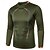 cheap Running Tee &amp; Tank Tops-Men&#039;s Compression Shirt Athletic Shirt Gym Shirt Fitness Shirt Padded Compression Shirt Long Sleeve Tee Tshirt Casual Athleisure Color Block Quick Dry Soft Breathable Gym Workout Walking Jogging