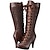 preiswerte Schuhe-Rokoko Barock Viktorianisch Schuhe Kniehohe Stiefel Stöckelschuh Damen Halloween Karneval Maskerade Leistung Party / Abend Maskerade Erwachsene Schuhe