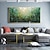 cheap Still Life Paintings-Handmade Original Nordic Minimalism Oil Painting On Canvas Contemporary Abstract Green Impasto Texture Wall Art for Home Decor With Stretched Frame/Without Inner Frame Painting