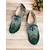 abordables Années 1950-chaussures oxford vintage à lacets en faux daim bicolore pour femmes – chaussures à talon carré vertes et bleu sarcelle d&#039;inspiration rétro pour une tenue décontractée et de bureau