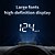 abordables Pantalla de visualización frontal-Pantalla frontal HUD para automóvil, monitor de velocidad portátil para automóvil, HUD universal para automóvil con cable OBD, velocímetro, advertencia de rpm del motor, medición de kilometraje, todo en uno