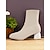 billiga Ankelstövlar-damstövlar i beige strumpa med metalliska klackar – stickat stretchtyg och modern design för avslappnad och elegant look