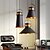 cheap Pendant Lights-Retro Industrial Style Lamp Metal Wrought Iron Lampshade Suitable for Bar Single Head Pot Lid Chandelier Ceiling Recessed Ceiling Lamp 85-265V