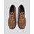 preiswerte 1950er Jahre-Damen-Oxford-Schnürschuhe im Vintage-Stil im Brogue-Stil – Abendschuhe aus braunem Kunstleder mit Blockabsatz für formelle und legere Anlässe
