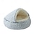 abordables Couvertures et plaids-Lit en peluche pour chat, lit apaisant pour chien et chat, lit rond lavable anti-anxiété, lit moelleux pour chien, coussin confortable pour petit chiot