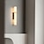 cheap Indoor Wall Lights-Natural Marble Wall Lamp LED Light Luxury Villa Bedside Lighting Copper Wall Light 110-240V 10W