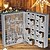 abordables Calendrier de l&amp;#39;Avent-calendrier de l'avent en bois de Noël livre pliable avec 24 tiroirs de rangement calendrier de l'avent en bois à LED décoration avec maison d'arbre de Noël calendrier de compte à rebours de Noël réutilisable bricolage pour adultes cadeaux pour enfants