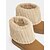 baratos Botas de neve e inverno-botas de inverno femininas forradas com pele sintética – calor aconchegante e estilo com punho de pelúcia e sola antiderrapante, ideais para passeios em climas frios