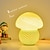 Χαμηλού Κόστους φωτιστικό κομοδίνου-φωτιστικό μανιταριού στροβιλιζόμενο φωτιστικό 6,3 ιντσών 16 χρωμάτων φως φόρτισης led ντεκόρ τραπεζιού μπαρ διακοσμητικά φώτα νύχτας δίπλα στο κρεβάτι