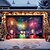 abordables Bannières de Garage et de Porte-couverture de porte de garage de nouvel an ballons feux d'artifice bannière extérieure grande toile de fond pour les vacances porte de garage extérieure décorations murales de la maison