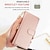 cheap Samsung Cases-Phone Case For Z Fold 7 Z Fold 6 Z Fold 5 Z Fold 4 Z Fold 3 Back Cover with Stand Holder with Wrist Strap Card Slot Retro TPU PU Leather