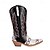 זול מערב פרוע-רטרו\וינטאג' היפי שנות ה-70 נעליים מגף מערבי היפי מערב קאובוי תחפושות בגדי ריקוד גברים בגדי ריקוד נשים קרנבל נשף מסכות חופשה מסיבה\אירוע ערב לבוש יומיומי מבוגרים נעליים