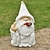 cheap Down to $30-Garden Gnome Polyresin Figures Decoration Cheeky Garden Gnomes Gnomes, Smoking Gnome Sculpture Funny Garden Gnomes Weatherproof
