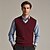 preiswerte Herren Pullover Weste-Herren Pullunder Pullover Kleid Pullover Weste Strickpullover Gerippt Stricken Standard Strick Glatt V Ausschnitt Modisch Brautkleider schlicht Freizeitskleidung Verabredung Bekleidung Herbst Winter