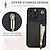 זול נרתיקים לאייפון-טלפון מגן עבור iPhone 17 Pro Max 17 Air 16 15 14 Pro Max Plus 13 12 11 Pro Max כיסוי אחורי עם מעמד רוכסן עם שרוך רטרו TPU עור PU