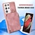 economico Cover Samsung-telefono Custodia Per S23 S22 S21 FE S21 Ultra Plus A14 A34 A54 A53 A13 S20 Copertura Posteriore con Supporto Cerniera con Cordino Retrò TPU Pelle PU