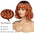 economico Parrucche trendy sintetiche-parrucche corte per donne parrucche caschetto con frangia parrucche sintetiche ondulate parrucche natalizie
