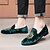 levne Neformální-pánské tmavě modré sametové mokasíny se zlatou výšivkou - elegantní slip-on boty na formální akce a večírky