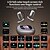baratos Auscultadores TWS True Wireless-Fone de Ouvido Bluetooth com Tela Touch Headset Esportivo OWS Não In-Ear