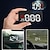 abordables Pantalla de visualización frontal-Pantalla frontal HUD para automóvil, monitor de velocidad portátil para automóvil, HUD universal para automóvil con cable OBD, velocímetro, advertencia de rpm del motor, medición de kilometraje, todo en uno