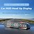 رخيصةأون شاشة عرض رأسية-شاشة عرض أمامية للسيارة HUD OBD/GPS عداد سرعة رقمي عالمي كم/ساعة ميل/ساعة مع إنذار السرعة الزائدة وبوصلة وملحقات