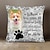 cheap Personalized Textiles-Custom Pet Photo Memorial Pillow Cover Cushion Cover Throw Pillow Sympathy Gift Personalized Memorial Gifts When You Miss Me
