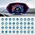 abordables Pantalla de visualización frontal-P3 GPS Velocímetro HUD OBD2 Pantalla de visualización frontal Computadora de a bordo Voltaje del automóvil RPM Temperatura del agua Medidor de pendiente con indicador de alarma