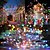 billiga Solsträngljus-50m-500leds/100m-1000leds utomhus hög ljusstyrka koppartråd ljusslinga stor solpanel innergård takfot julgranar balkonger staket helig festival atmosfär dekorativ ljusslinga