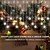 abordables Lumières de Noël-Guirlande lumineuse à LED flocon de neige de Noël 3,5 m 96 LED, 8 modes, guirlande lumineuse à glaçons pour Noël intérieur/extérieur, fête &amp;décoration d&#039;intérieur prise ue/ua/au/uk