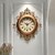 cheap Wall Accents-Large Vintage Wall Clock Silent Non Ticking Battery Operated Quartz Wall Clock Metal Wall Clocks Retro Wall Clock Court Style