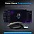 abordables Souris-mkespn souris sans fil 2,4 g bluetooth 3 modes de connexion 12800 dpi réglable macro rgb souris de jeu programmable 500 mah rechargeable