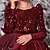 baratos Vestidos de Festa-Infantil Para Meninas Vestido de festa Côr Sólida Manga Longa Espetáculo Com Transparência Princesa Doce Com Transparência Longuette Vestido da bainha Vestido De Tule Verão Primavera Outono Crianças