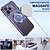 billige iPhone-etuier-telefon Etui Til iPhone 16 15 14 Pro Max 13 Pro Max Magnetisk adsorptionsetui Med Magsafe Med stativ Gennemsigtig Magnetisk Metal