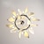economico Lampadari-lampada a sospensione a petalo in porcellana bianca lampada a sospensione moderna di lusso lampada a sospensione lampada a sospensione per soffitto lustre 110-240v